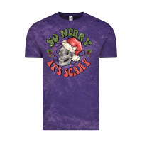 Cloud Purple so merry it's scary Vintage Tee - MaliasSmallBusiness