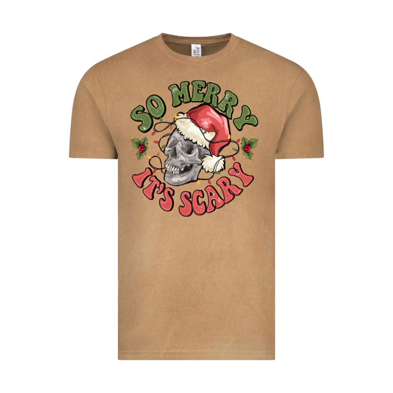 So Merry It's Scary Vintage Tee by MaliasSmallBusiness | Teevron