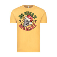 Vintage Mustard so merry it's scary Vintage Tee - MaliasSmallBusiness