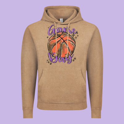 Game Day Vintage Hoodie Designed By Maliassmallbusiness