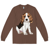 Chestnut beagle puppy Long Sleeve Tee - LillyAllenDesigns