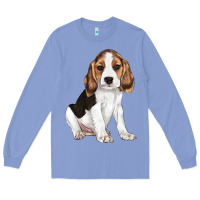 Colony Blue beagle puppy Long Sleeve Tee - LillyAllenDesigns