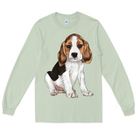 Matcha beagle puppy Long Sleeve Tee - LillyAllenDesigns