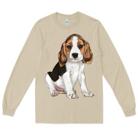 Mushroom beagle puppy Long Sleeve Tee - LillyAllenDesigns