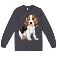Smoke beagle puppy Long Sleeve Tee - LillyAllenDesigns