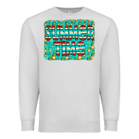Dove Grey summer time glitter pineable Premium Sweatshirt - CowCowDesign