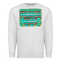 Oatmeal Heather summer time glitter pineable Premium Sweatshirt - CowCowDesign
