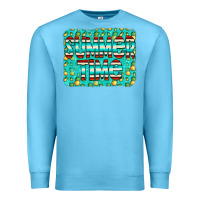 Ocean Blue summer time glitter pineable Premium Sweatshirt - CowCowDesign