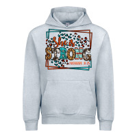 Heather Grey She is strong proverbs 31:25 Urban Hoodie - LillyAllenDesigns