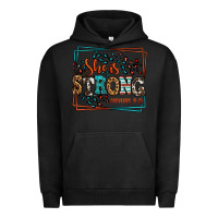 Pigment Black She is strong proverbs 31:25 Urban Hoodie - LillyAllenDesigns