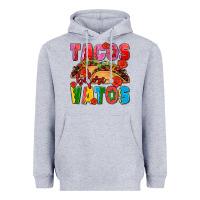 Heather Grey tacos before vatos olivia Heavyweight Hoodie - OliviaCreatesArt