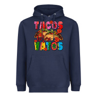 Navy tacos before vatos olivia Heavyweight Hoodie - OliviaCreatesArt