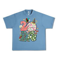 Pebble Blue 2024 happy new year Urban Heavy Tee - MaliasSmallBusiness