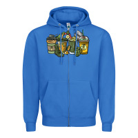 True Royal Army coffee cups 4th of july Zipper Hoodie - HowdyJamesFarm