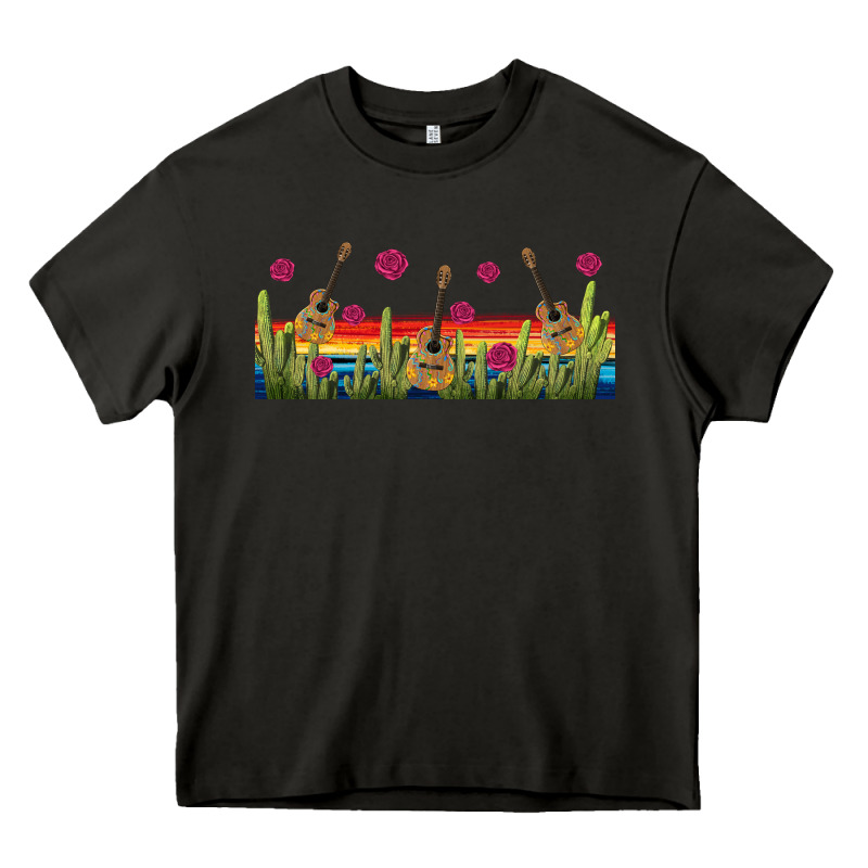 Mexican Sombrero Guitar Libbey Glass Heavy Core Tee by BundleAndBundleShop | Teevron
