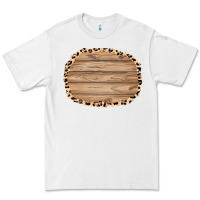 White wood and leopard background 3200x2400 Premium Tee - AdoDesignShop