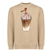 Mushroom iced coffee with cream Heavyweight Sweatshirt - BarkalooDesign