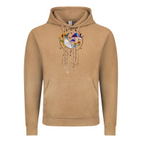 Vintage Camel moon and mushrooms with sunflower Vintage Hoodie - MaliasSmallBusiness