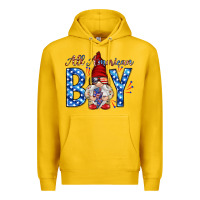 Lemon All American boy with gnome Premium Hoodie - HowdyJamesFarm