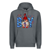 Rock All American boy with gnome Premium Hoodie - HowdyJamesFarm