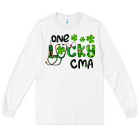 White one lucky certified medical assistant cma Long Sleeve Tee - RanaPortraitStore