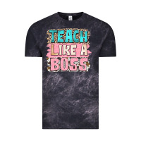 Cloud Black teach like a boss Vintage Tee - NancyCooperArtShop