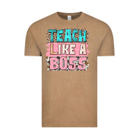 Vintage Coffee teach like a boss Vintage Tee - NancyCooperArtShop