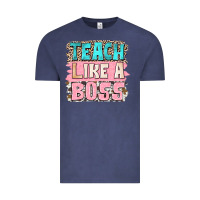 Vintage Denim teach like a boss Vintage Tee - NancyCooperArtShop