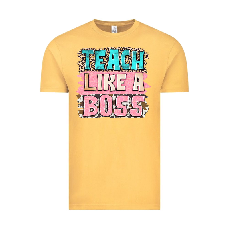 Teach Like A Boss Vintage Tee by NancyCooperArtShop | Teevron