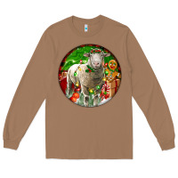 Toasted Coconut christmas dorset sheep Long Sleeve Tee - LillyAllenDesigns