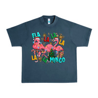 Midnight Navy christmas fla la la la la mingo Urban Heavy Tee - MaliasSmallBusiness