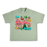 Oil Green christmas fla la la la la mingo Urban Heavy Tee - MaliasSmallBusiness