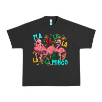 Pigment Black christmas fla la la la la mingo Urban Heavy Tee - MaliasSmallBusiness