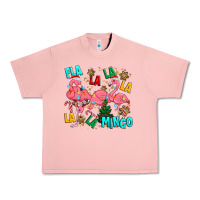 Salmon christmas fla la la la la mingo Urban Heavy Tee - MaliasSmallBusiness
