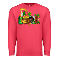 Cardinal St. Patrick's Love and golds Premium Sweatshirt - OliviaCreatesArt