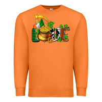 Carrot St. Patrick's Love and golds Premium Sweatshirt - OliviaCreatesArt