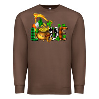 Chestnut St. Patrick's Love and golds Premium Sweatshirt - OliviaCreatesArt
