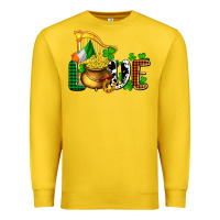 Lemon St. Patrick's Love and golds Premium Sweatshirt - OliviaCreatesArt