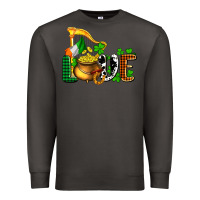 Smoke St. Patrick's Love and golds Premium Sweatshirt - OliviaCreatesArt