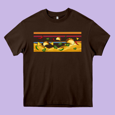 Taco And Nachos Libbey Glass Heavy Core Tee Designed By Bundleandbundleshop