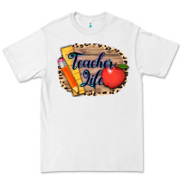 White teacher life background 3200x2400 Premium Tee - AdoDesignShop