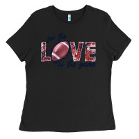 Black football love of the game Ladies Tee - JahusDesignShop