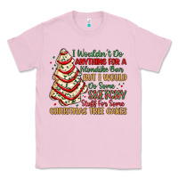 Bubblegum Pink sketchy stuff for some christmas tree cakes Classic Tee - MaliasSmallBusiness