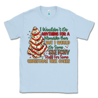 Dusty Blue sketchy stuff for some christmas tree cakes Classic Tee - MaliasSmallBusiness