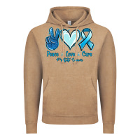 Vintage Coffee Peace Love Cure Prostate Cancer Vintage Hoodie - Jasminsmagicworld