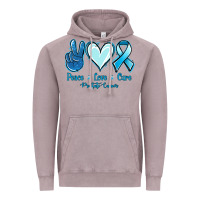 Vintage Zinc Peace Love Cure Prostate Cancer Vintage Hoodie - Jasminsmagicworld