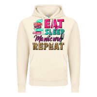 Vintage Artic eat sleep manicure repeat Vintage Hoodie - NancyCooperArtShop