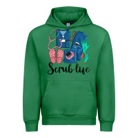 Emerald Scrub Life Nurse Urban Hoodie - LillyAllenDesigns