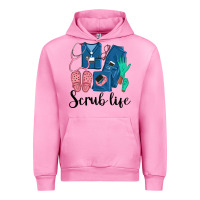 Fuchsia Pink Scrub Life Nurse Urban Hoodie - LillyAllenDesigns