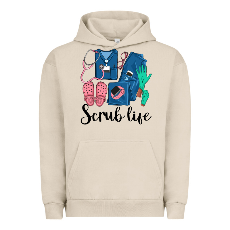 Scrub Life Nurse Urban Hoodie by LillyAllenDesigns | Teevron